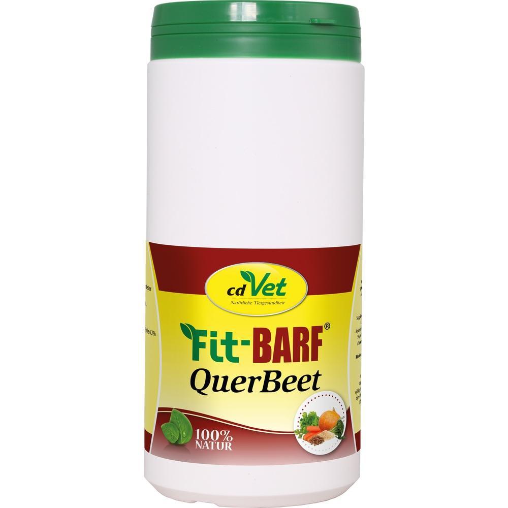 Eine Dose mit dem Etikett "Fit-BARF QuerBeet" von cdVet.